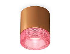 Ambrella Комплект накладного светильника с композитным хрусталем XS7404030 SCF/PI кофе песок/розовый MR16 GU5.3 (C7404, N7193) XS7404030 Ambrella Комплект накладного светильника с композитным хрусталем XS7404030 SCF/PI кофе песок/розовый MR16 GU5.3 (C7404, N7193) XS7404030
