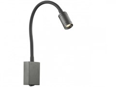 Favourite Murum Черный Светильник настенный D120xW60xH200, 3000K, 1xLED/3W 1957-1W Favourite Murum Черный Светильник настенный D120xW60xH200, 3000K, 1xLED/3W 1957-1W