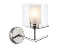 Ambrella Светильник настенный LH57004 SN/FR никель/белый матовый E14 max 40W 280*150*220 LH57004