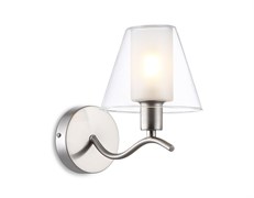 Ambrella Светильник настенный LH57085 SN/FR никель/белый матовый E14 max 40W 230*140*200 LH57085