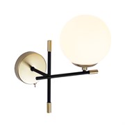 Arte Lamp A2225AP-1BK СВЕТИЛЬНИК НАСТЕННЫЙ A2225AP-1BK