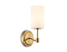 Ambrella Светильник настенный LH56056 BS/FR латунь/белый матовый E14 max 40W 160*120*280 LH56056