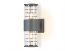 Ambrella Светильник уличный настенный архитектурный ST2523/2 GR/CL серый/прозрачный IP54 E27/2 max 11W 305*110*155 ST2523 Ambrella Светильник уличный настенный архитектурный ST2523/2 GR/CL серый/прозрачный IP54 E27/2 max 11W 305*110*155 ST2523