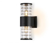 Ambrella Светильник уличный настенный архитектурный ST2525/2 BK/CL черный/прозрачный IP54 E27/2 max 11W 305*110*155 ST2525 Ambrella Светильник уличный настенный архитектурный ST2525/2 BK/CL черный/прозрачный IP54 E27/2 max 11W 305*110*155 ST2525