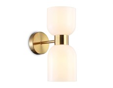 Ambrella Светильник настенный LH56097/2 BS/FR латунь/белый матовый E14*2 max 40W 215*120*300 LH56097 Ambrella Светильник настенный LH56097/2 BS/FR латунь/белый матовый E14*2 max 40W 215*120*300 LH56097