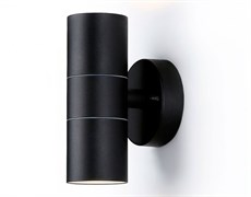 Ambrella Светильник уличный настенный архитектурный ST3707/2 BK черный IP54 GU10/2 max 35W 160*60*95 ST3707 Ambrella Светильник уличный настенный архитектурный ST3707/2 BK черный IP54 GU10/2 max 35W 160*60*95 ST3707