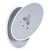 Ambrella Настенный светодиодный светильник с выключателем FW109 SGR серый песок LED 3000K+6400K 20W 230*140*50 FW109 Ambrella Настенный светодиодный светильник с выключателем FW109 SGR серый песок LED 3000K+6400K 20W 230*140*50 FW109