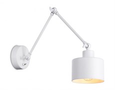 Ambrella Настенный светильник с выключателем в стиле лофт TR8146 WH белый E27 max 40W 340*120*490 TR8146 Ambrella Настенный светильник с выключателем в стиле лофт TR8146 WH белый E27 max 40W 340*120*490 TR8146