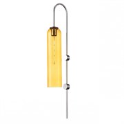 ST Luce SL1145.191.01 Светильник настенный Хром/Янтарный E27 1*60W SL1145.191.01 ST Luce SL1145.191.01 Светильник настенный Хром/Янтарный E27 1*60W SL1145.191.01