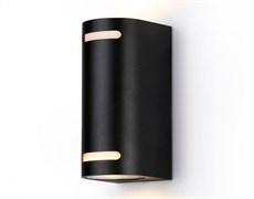 Ambrella Светильник уличный настенный архитектурный ST3744/2 BK черный IP54 GU10/2 max 35W 150*68*92 ST3744 Ambrella Светильник уличный настенный архитектурный ST3744/2 BK черный IP54 GU10/2 max 35W 150*68*92 ST3744