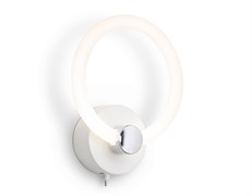 Ambrella Светильник светодиодный настенный FA3849 WH белый 14W 3000K-6400K 229*188*100 FA3849 Ambrella Светильник светодиодный настенный FA3849 WH белый 14W 3000K-6400K 229*188*100 FA3849