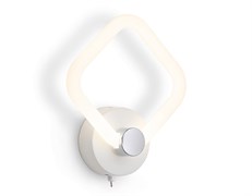 Ambrella Светильник светодиодный настенный FA3871 WH белый 14W 3000K-6400K 250*209*100 FA3871 Ambrella Светильник светодиодный настенный FA3871 WH белый 14W 3000K-6400K 250*209*100 FA3871