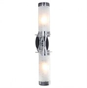 Lussole LGO Металл Хром /  Стекло Светильник настенный E14 40W LSP-9553 Lussole LGO Металл Хром /  Стекло Светильник настенный E14 40W LSP-9553