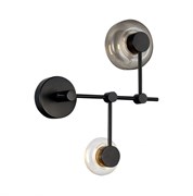 ST LUCE  SL6005.401.02 Светильник настенный Черный/Дымчатый, Прозрачный LED 2*3W SL6005.401.02 ST LUCE  SL6005.401.02 Светильник настенный Черный/Дымчатый, Прозрачный LED 2*3W SL6005.401.02