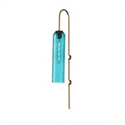 ST Luce SL1145.381.01 Светильник настенный Латунь/Голубой E27 1*60W SL1145.381.01 ST Luce SL1145.381.01 Светильник настенный Латунь/Голубой E27 1*60W SL1145.381.01