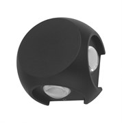 ST LUCE  SL9505.401.01 Светильник уличный настенный Черный/Черный LED 1*4W 4000K SL9505.401.01 ST LUCE  SL9505.401.01 Светильник уличный настенный Черный/Черный LED 1*4W 4000K SL9505.401.01