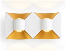 Ambrella Светильник уличный светодиодный настенный ST4475/4 WH/GD белый/золото LED 4200K 11W IP54 180*90*55 ST4475 Ambrella Светильник уличный светодиодный настенный ST4475/4 WH/GD белый/золото LED 4200K 11W IP54 180*90*55 ST4475