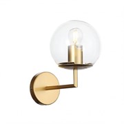 ST Luce SL1150.201.01 Светильник настенный Матовое золото/Прозрачный E27 1*40W SL1150.201.01 ST Luce SL1150.201.01 Светильник настенный Матовое золото/Прозрачный E27 1*40W SL1150.201.01