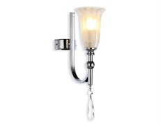Ambrella Настенный светильник с хрусталем TR3253 CH/FR хром/белый матовый E14 max 40W 375*100*225 TR3253 Ambrella Настенный светильник с хрусталем TR3253 CH/FR хром/белый матовый E14 max 40W 375*100*225 TR3253