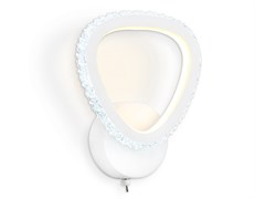 Ambrella Настенный светодиодный светильник с выключателем на корпусе FA9557 WH белый 20W 6400K/3000K 220*250*70 FA9557 Ambrella Настенный светодиодный светильник с выключателем на корпусе FA9557 WH белый 20W 6400K/3000K 220*250*70 FA9557