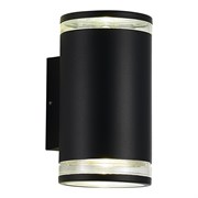 ST LUCE SL9009.401.02 Светильник уличный настенный черный/белый GU10 2*50W SL9009.401.02 ST LUCE SL9009.401.02 Светильник уличный настенный черный/белый GU10 2*50W SL9009.401.02