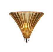 Favourite Iris Хром/Янтарь Светильник настенный 1*E14*40W 1697-1W