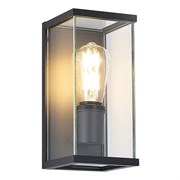 ST LUCE SL9019.701.01 Светильник настенный темно-серый/прозрачный E27 1*15W SL9019.701.01 ST LUCE SL9019.701.01 Светильник настенный темно-серый/прозрачный E27 1*15W SL9019.701.01