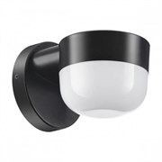 Novotech 358451 STREET NT20 177 чёрный Ландшафтный настенный светильник LED 4000K 12W 220V OPAL 358451 Novotech 358451 STREET NT20 177 чёрный Ландшафтный настенный светильник LED 4000K 12W 220V OPAL 358451