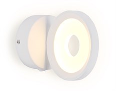 Ambrella Настенный светодиодный светильник с выключателем FW198 WH белый LED 3000K 12W D130*190 FW198 Ambrella Настенный светодиодный светильник с выключателем FW198 WH белый LED 3000K 12W D130*190 FW198