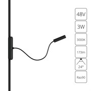 Arte Lamp A1162PL-1BK СВЕТИЛЬНИК НАСТЕННЫЙ RAPID 48В 3Вт 173лм 3000К 90+ 24° A1162PL-1BK Arte Lamp A1162PL-1BK СВЕТИЛЬНИК НАСТЕННЫЙ RAPID 48В 3Вт 173лм 3000К 90+ 24° A1162PL-1BK