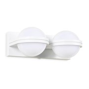 Ambrella Настенный светодиодный светильник с выключателем FW556/2 SWH белый песок LED 3000K 10W 240*80*138 FW556 Ambrella Настенный светодиодный светильник с выключателем FW556/2 SWH белый песок LED 3000K 10W 240*80*138 FW556