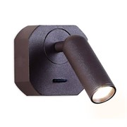 Ambrella Настенный светодиодный светильник с выключателем FW283 SCF кофе песок LED 4200K 3W 66*66*65 FW283 Ambrella Настенный светодиодный светильник с выключателем FW283 SCF кофе песок LED 4200K 3W 66*66*65 FW283