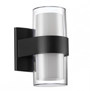 Novotech 359298 STREET NT24 000 черный Светильник ландшафтный настенный IP65 LED 16W 4000K 175-265V OPAL 359298