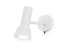 Ambrella Светильник настенный с выключателем TA13128 WH белый GU10 max 12W D85*L150*H240 TA13128 Ambrella Светильник настенный с выключателем TA13128 WH белый GU10 max 12W D85*L150*H240 TA13128