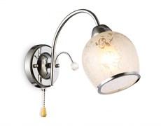Ambrella Настенный светильник с выключателем TR3194 CH/CL/FR хром/прозрачный/белый матовый E27 max 40W 190*110*290 TR3194 Ambrella Настенный светильник с выключателем TR3194 CH/CL/FR хром/прозрачный/белый матовый E27 max 40W 190*110*290 TR3194
