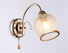 Ambrella Настенный светильник с выключателем TR3195 GD/CL/FR золото/прозрачный/белый матовый E27 max 40W 190*110*290 TR3195 Ambrella Настенный светильник с выключателем TR3195 GD/CL/FR золото/прозрачный/белый матовый E27 max 40W 190*110*290 TR3195