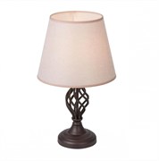 Citilux CL402855 Вена Кофейный+Рогожка Светильник Настольный CL402855
