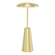Eglo 900923 Уличная настольная лампа диммируемая сенсорная с USB-портом PICCOLA, 2W (LED), 2400K, 3000K, 4000K, 200lm, IP54, H280, сталь, матовая лату 900923
