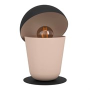 Eglo 900396 Настольная лампа BATABANO, 1X40W, E27, H275, ?180, основание: ?160, сталь, песочный, черный 900396