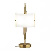 Odeon Light 5415/2T MODERN ODL_EX23 39 бронзовый/белый матовый/металл/стекло Настольная лампа E27 2*40W MARGARET 5415/2T Odeon Light 5415/2T MODERN ODL_EX23 39 бронзовый/белый матовый/металл/стекло Настольная лампа E27 2*40W MARGARET 5415/2T