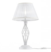 Maytoni Elegant Grace Белый с Золотом Настольная лампа 1xE14 40W ARM247-00-G Maytoni Elegant Grace Белый с Золотом Настольная лампа 1xE14 40W ARM247-00-G