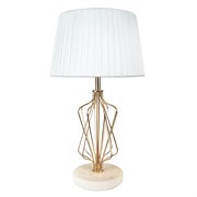 Arte Lamp A4035LT-1GO FIRE Светильник настольный, золото/белый A4035LT-1GO