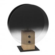 Eglo 390143 Настольная лампа MILLENA, 1x40W(E27), сталь, черный, стекло, черно-серый, прозрачный 390143