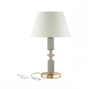 Odeon Light 4861/1TA CLASSIC ODL_EX21 золото/раноцветн./керамика/абажур Настольная лампа E27 1*60W CANDY 4861/1TA
