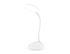 Ambrella Светильник светодиодный настольный DE600 WH белый LED 2800-6500K 5W DE600 Ambrella Светильник светодиодный настольный DE600 WH белый LED 2800-6500K 5W DE600