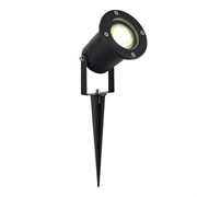 ST LUCE SL9014.425.01 Светильник уличный наземный черный/прозрачный GU10 1*50W SL9014.425.01