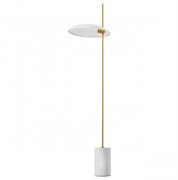 Lightstar 801716  2КОР! Торшер MARMARA LED 1х5W 400LM ЗОЛОТО/БЕЛЫЙ/МРАМОР 3000K 801716