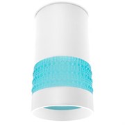 Ambrella Накладной точечный светильник TN371 SWH/BL белый песок/голубой GU5.3 D65*117 TN371 Ambrella Накладной точечный светильник TN371 SWH/BL белый песок/голубой GU5.3 D65*117 TN371