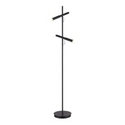 ST LUCE SL6210.405.02 Светильник напольный Черный/Черный, Золотистый LED 2*3W 3000K SL6210.405.02