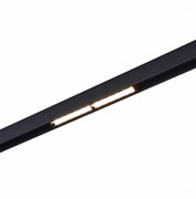 ST Luce  ST804.436.12 Магнитный трековый светильник Черный LED 1*12W 3000K 700Lm Ra>90 120° IP20 48VV ST804.436.12
